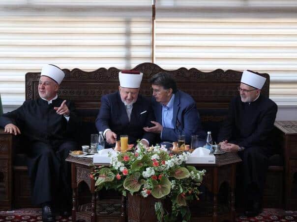 Traditional Eid reception at reis ef. Kavazovic