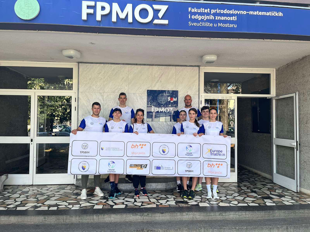 The first development camp for young triathletes in BiH was held in Mostar