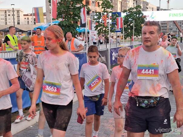 Race "Color Fun Run" painted all generations of the town on Vrbas