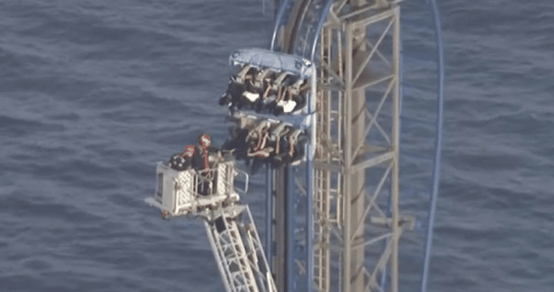 Video: Eight students rescued from roller coaster, hanging upside down for hours