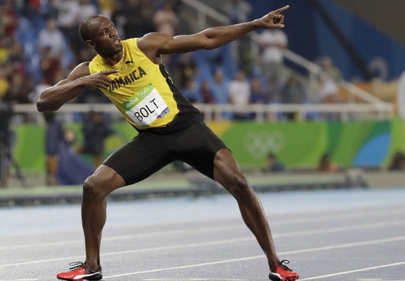 A huge prize awaits whoever breaks Bolt’s record