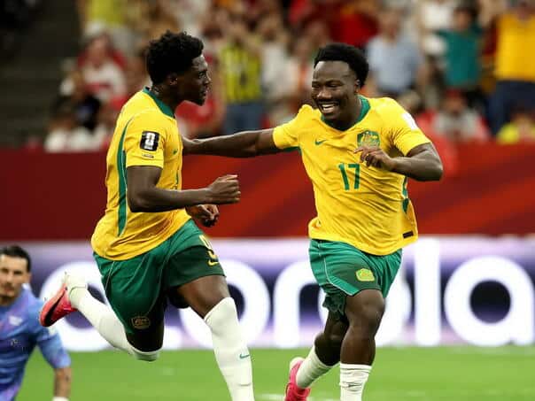 Australia shocked favored Turkey and opened the World Cup with a victory