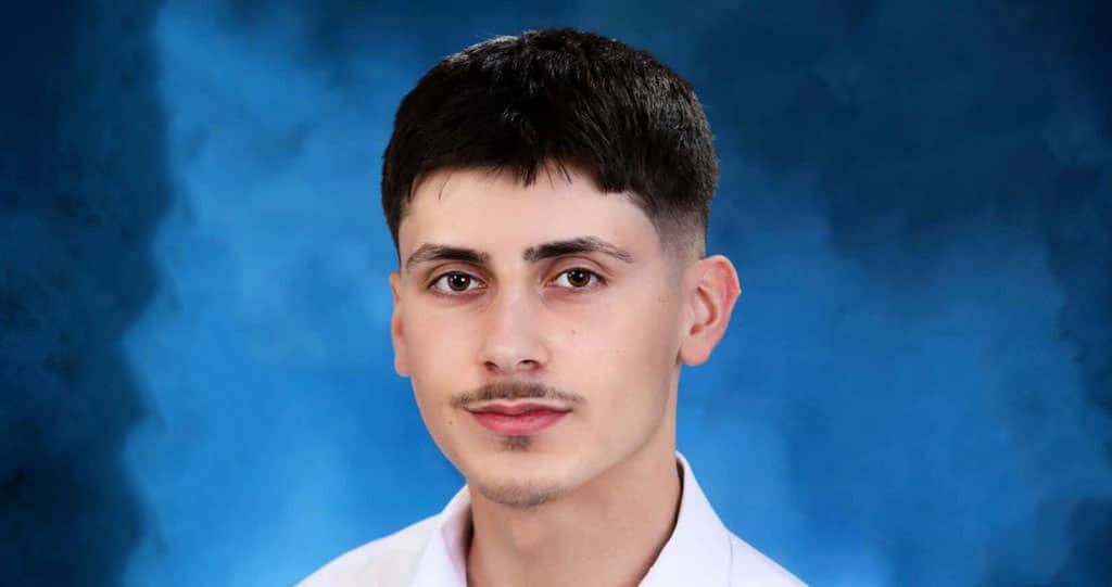 Amer Talo, a student of the mixed secondary school in Tešanj
