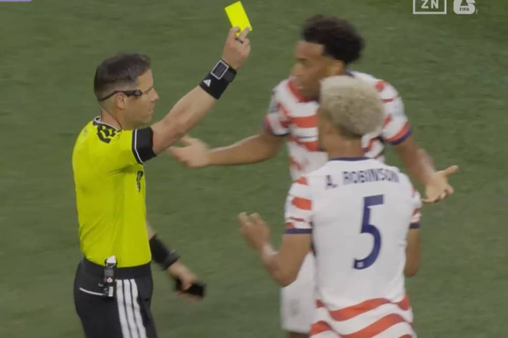 The new VAR rule on mistaken identity was applied for the first time at the World Cup