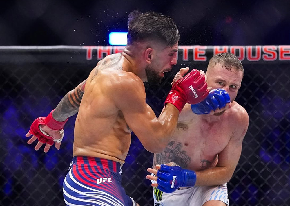 The White House turned into an Octagon: An unprecedented UFC spectacle was held