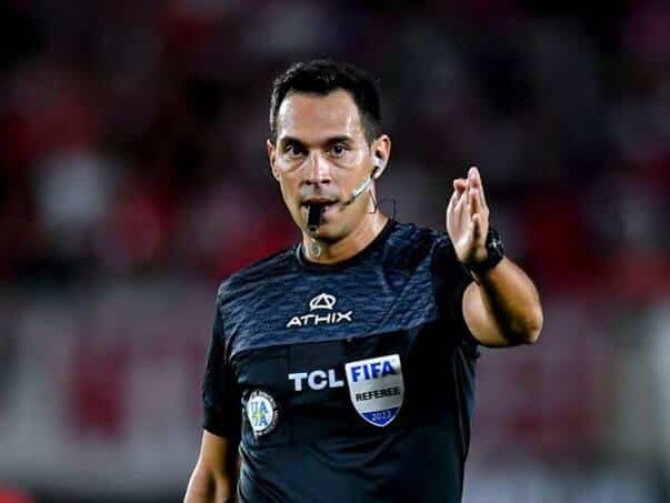 The Argentinian who handed out 10 red cards in the match referees the match between BiH and Canada?