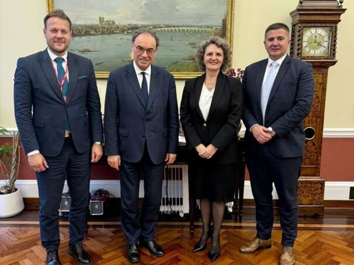 The delegation of the Central Bank of Bosnia and Herzegovina is making an official visit to the Bank of England for the first time