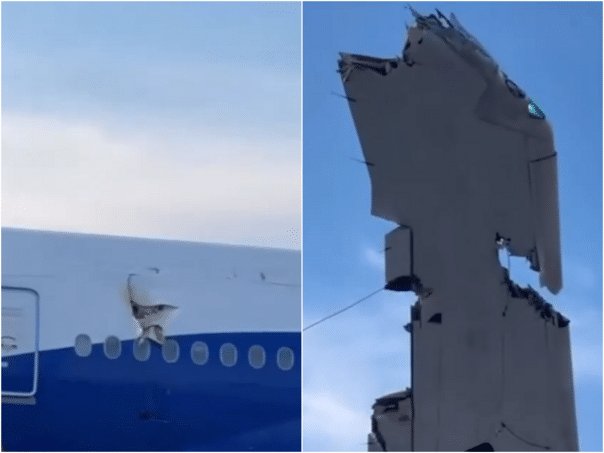 Drama at the airport in Antalya: Turkish Airlines plane hit the radar antenna during landing