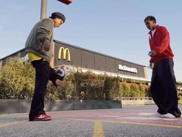 Football legends at the McDonald’s table in a new global campaign