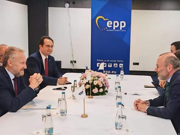 Izetbegović with Weber: BiH must accelerate reform processes and the European path