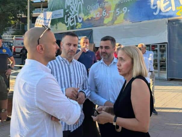 Minister Pozder at the opening "Neum summer 2026"