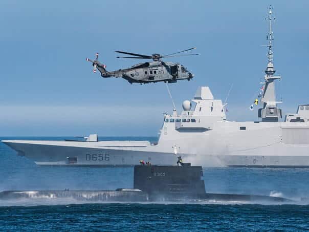 NATO launched a major naval exercise BALTOPS in the Baltic Sea