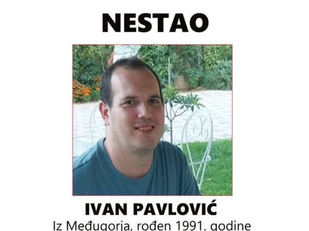 Vanished Ivan Pavlović from Medjugorje
