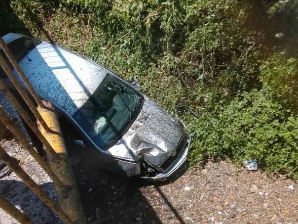 Heavy accident near Banja Luka, the car ended up under the bridge