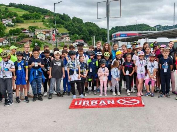 More than 80 children participated in the First Children’s Bike Ride in Bosanska Krupa