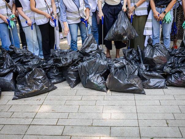 Volunteer cleaning action of the Great Park on Ilidža