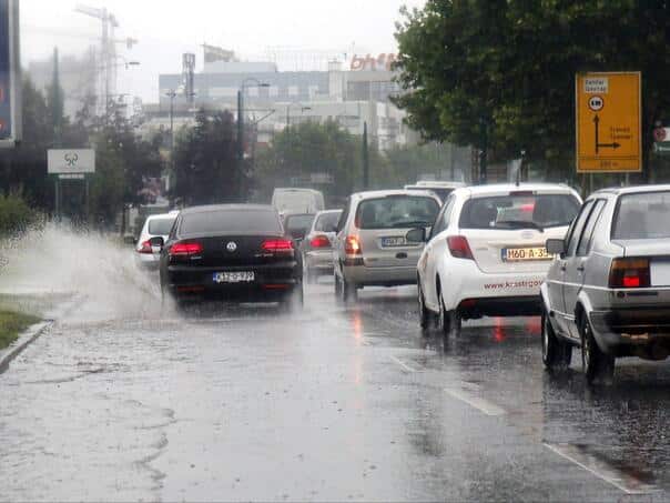 Drivers, caution: Wet roads and changed traffic regime