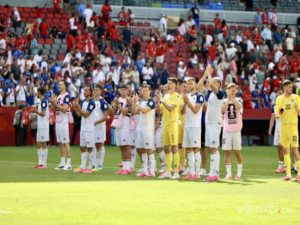 Why is BiH the last in the group even though they all have the same points and goals?
