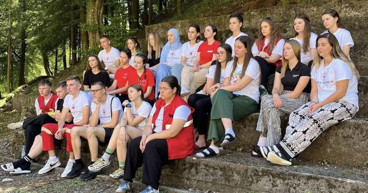 The summer camp of the Young Red Cross in Tešanj brought together 30 volunteers from six cities