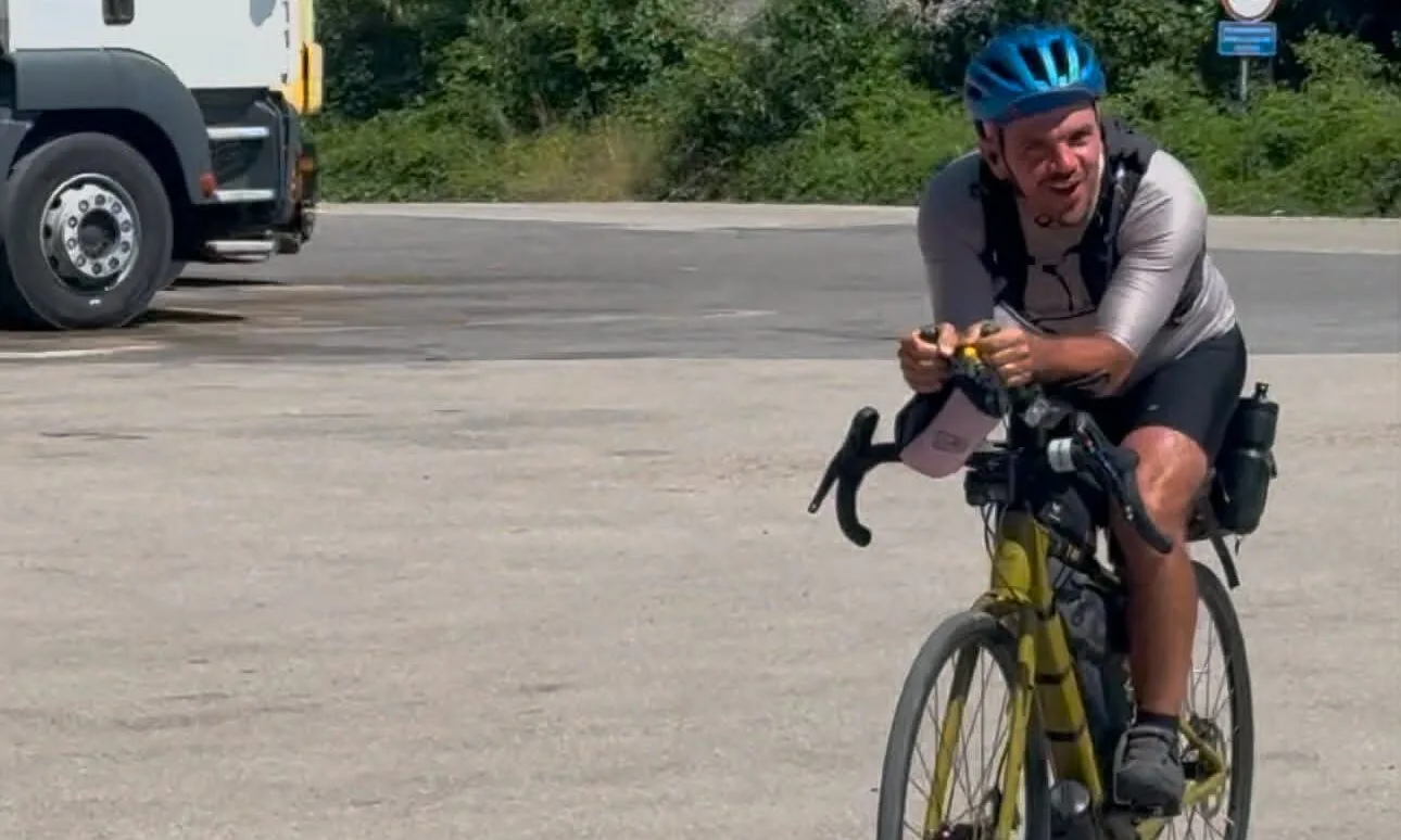 From Italy to Potočari by bicycle: Adnan Talo rides 1,060 kilometers to remember the victims of genocide